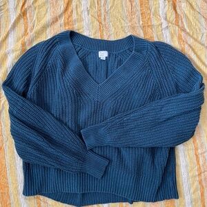 a new day Women's V-Neck Sweater in Teal